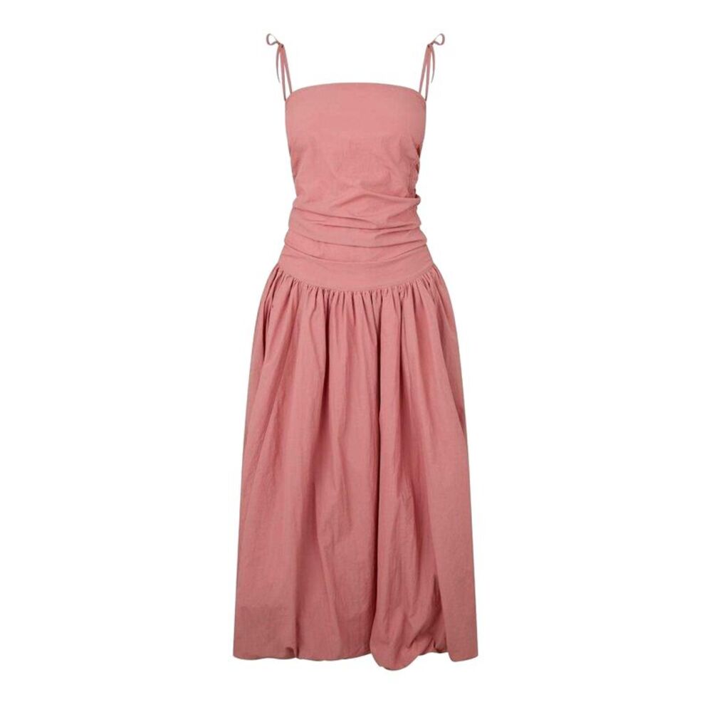 AmyLynn Womens/Ladies Peplum Midi Dress / Peach